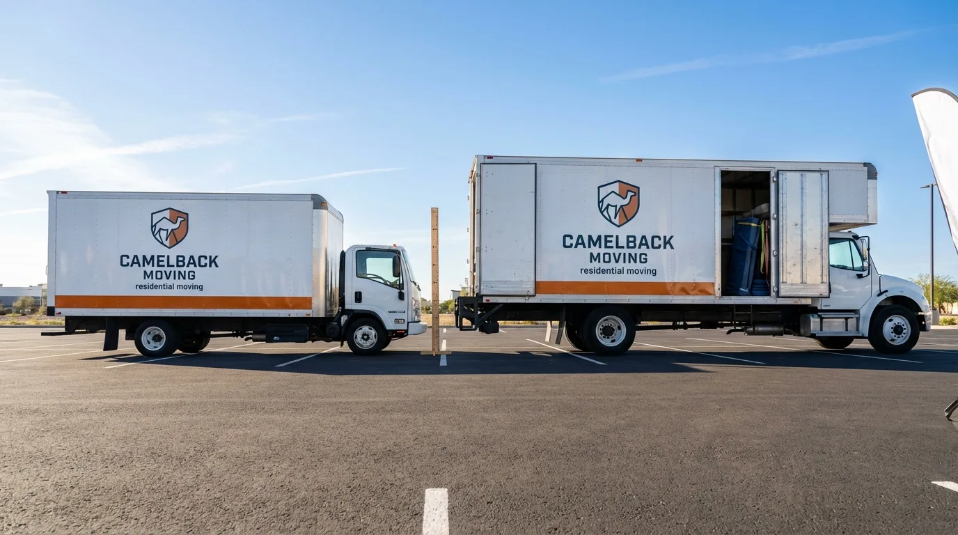 Moving truck size capacity guide in Oskaloosa